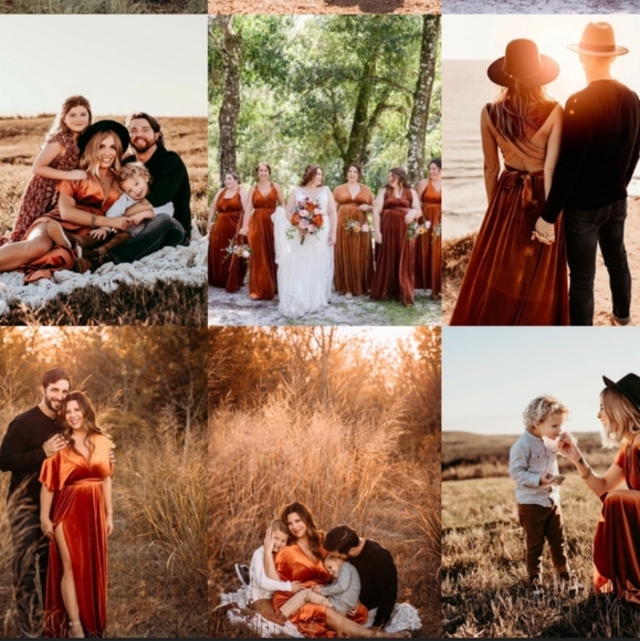 Velvet infinity dress - Picture 1 of 4